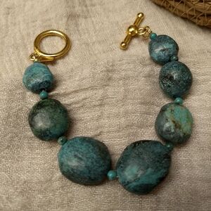 Kenneth Lane Chunky Turquoise Vintage Bracelet